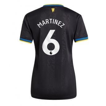 Manchester United Lisandro Martinez #6 Maglia Gara Terza Repliche 2025-26 Donna Maniche Corte